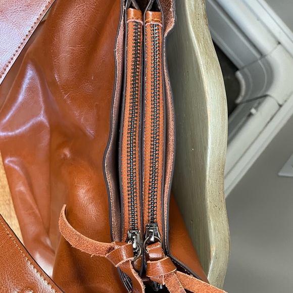 Genuine leather, artisan shoulder bag - Picture 6 of 6